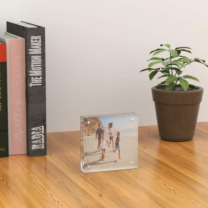 Square acrylic picture frame